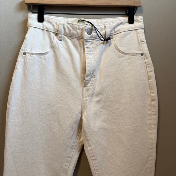 Rolla’s Size 27 Dusters High Rise Slim Straight Jean in Vintage White New - Picture 2 of 9